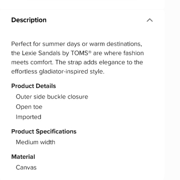 TOMS Womens sandals like new sz 9.5 - Picture 2 of 9